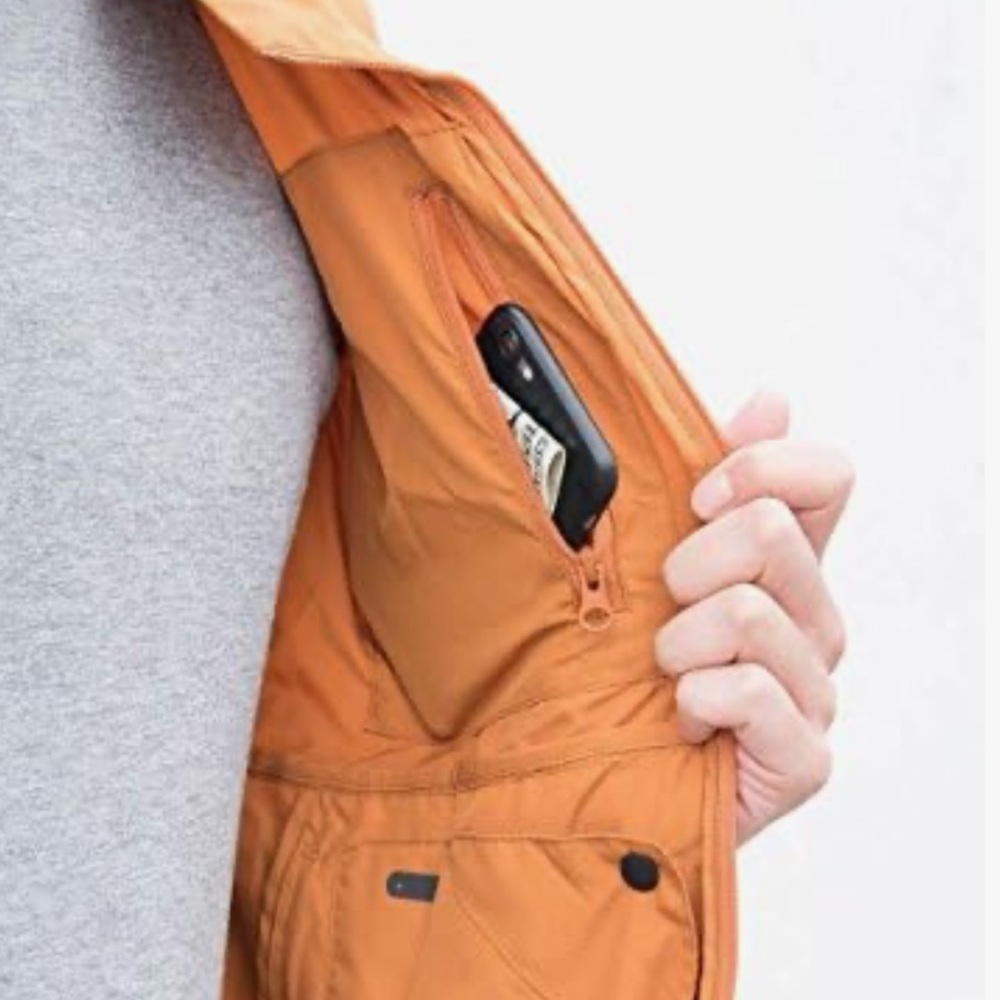 Outerknown Adios Packable Jacket Adobe Orange Siz… - image 3